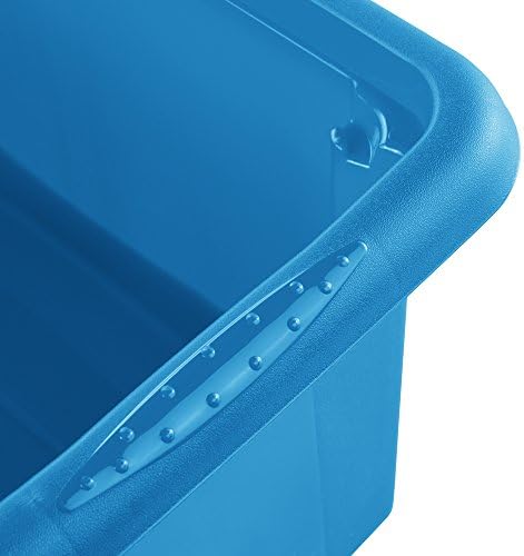 Keeeper се сврти/кутија за редење Емил 7L, полипропилен, сина, 35 x 20,5 x 15 см