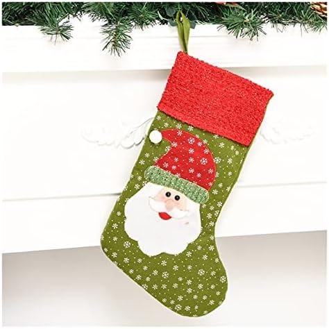 Дефлаб чорапи Божиќни големи чорапи убави торби за подароци, Божиќни украси, торби за подароци, божиќни чорапи, детски подароци. Божиќни