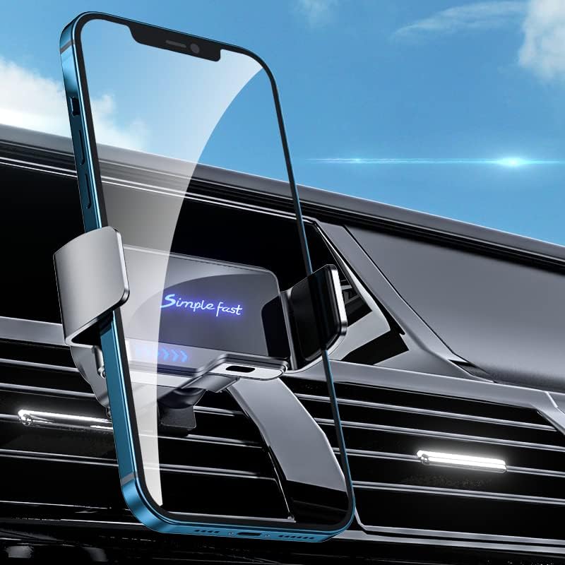 Танром Електричен автомобил Држач на телефонот на воздухот за монтирање на сензорот за монтирање на допир, за 4,0-6.4 Мобилни