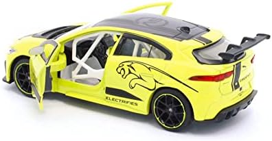 Покажувања Јагуар I -Пејс Етрофија, жолта TM0001JA - 1/36 Скала диекаст модел играчки автомобил