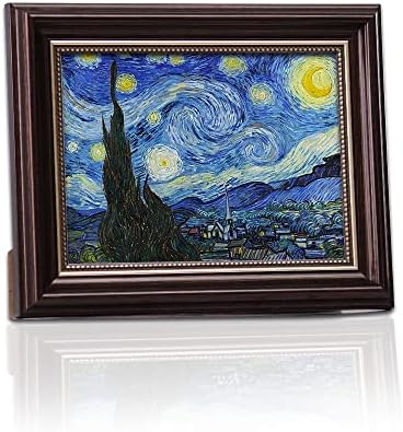 Јингрен врамена класична луксузна масло сликарство wallидна уметност платно сина starвездена ноќ апстрактна wallидна уметност сликарство за