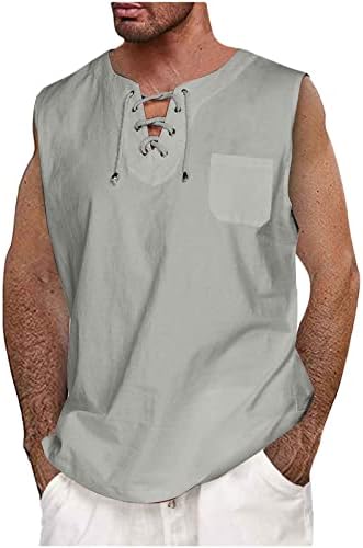 Мажите солиден резервоар врвови случајни летни основни кошули V-вратот за дишење на џеб без ракави лабава кошула меки салата за салата