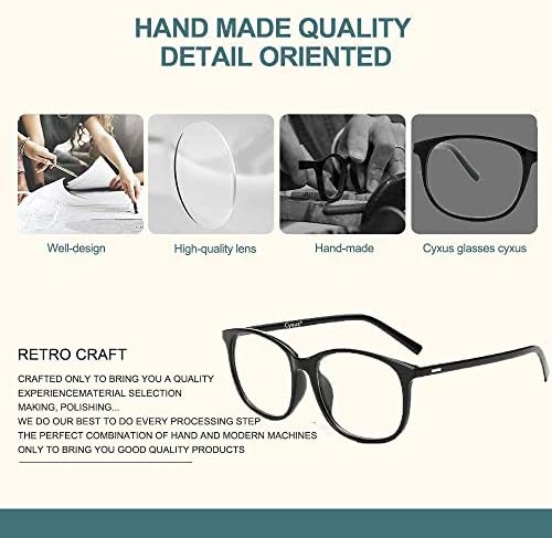 Syxus 2 Пакет Сини Светлосни Очила Пакет Полу-Обрач Анти-Напрегање На Очите Јасна Леќа Компјутерски Очила Рамка