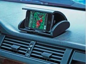 Me-UDB1: Itrek Portable Dash Mount/Sun Visor со вграден држач за Apple iPhone 3/3GS 4/4S iPod Touch Touch