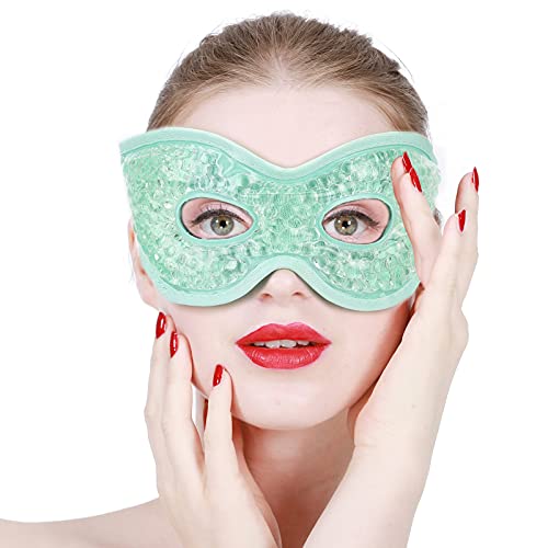 Гел мониста маска за очи, топла ладна компресија пакет за очите терапија лепенка мраз за очите маска за очи ладно очите маска замрзнато