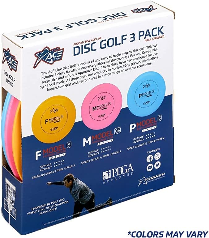 Сет за стартување на Disc Disc 3 | Поставени дискови за голф за почетници на Фризбе | Сетот за голф на дискови вклучува 1 x путер,