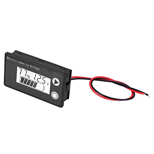 LCD 12V Индикатор за капацитет на батеријата Тестер литиум батерија чувствителен монитор Дигитален дисплеј волтметар морски RV батерија