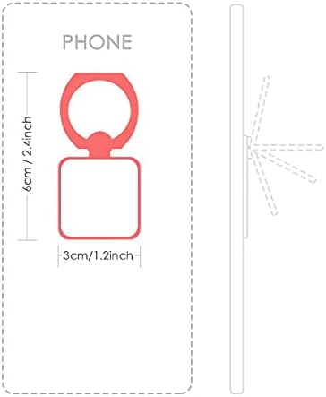 Зелена лесна слика природа квадратен мобилен телефон прстен држач за држач за заграда Универзална поддршка за подарок