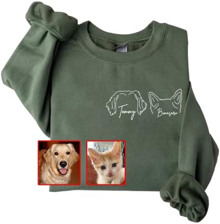 Годмеч обичај кучиња уши џемпер, линиски уметнички кучиња уши џемпер, обичај за џемпери за кучиња, кучиња маица, маички за кучиња