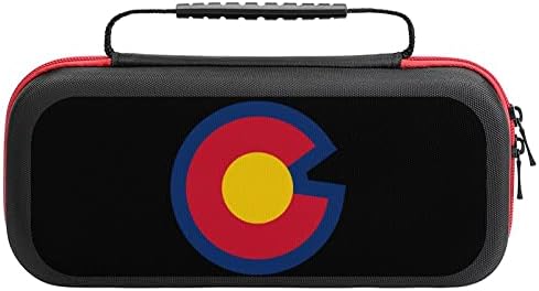 Колорадо Држава Логото Носење Случај За Прекинувач Лајт Преносни Патување Торба За Складирање За Додатоци Игри