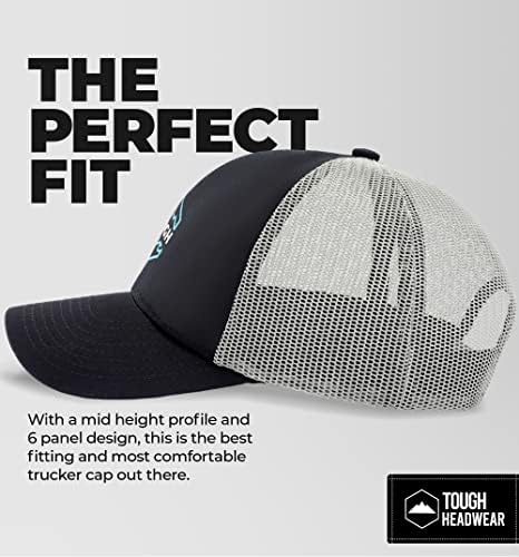 Тешка капа за камиони за камиони - Менс камионџии Капчиња Snapback & Womens Trucker Hat - Mesh Snapback - капа на камионџија