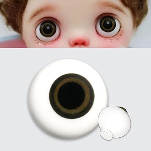 Имгуми хуаа-14 10мм рачно изработени стаклени очи ја прават куклата поживописна