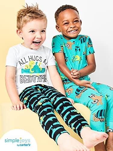 Едноставни Радости Од Бебињата, Малите Деца На Картер И 6-Парчето Памучна Пижама За Момчиња