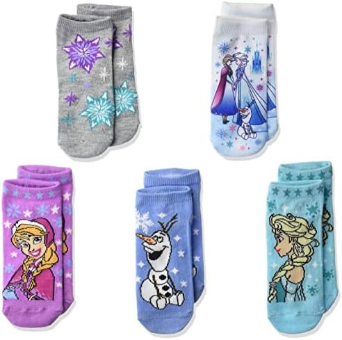 Дизни Замрзнати Девојки 5 Спакувајте Кратки Чорапи