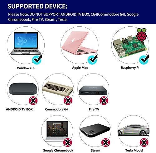 2 Пакет 2.4 GHz БЕЗЖИЧЕН USB Контролер Компатибилен Со SNES Игри, SAFFUN SNES Ретро USB КОМПЈУТЕР Супер Класичен Контролер За Windows PC MAC