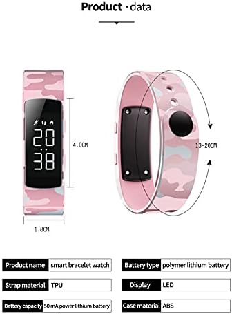 Нов мултифункционален дигитален спорт водоотпорен женски часовник, будилник, часовник за педометар со калории бројач, унисекс модна светлина
