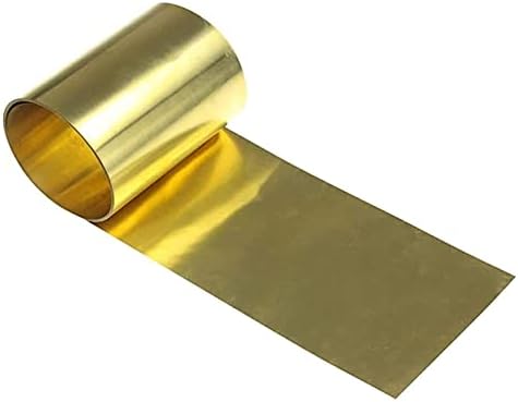 Zhengyyuu месинг плоча бакар лим фолија H62 месинг лист за метални занаети Дебелина0.4мм, долг 3000мм/118. 11 -та табла за