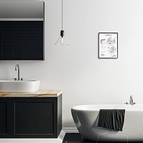 Sumn Industries Гроздобер Држеч на тоалетна хартија Дијаграм за бања, дизајн од Кели Донован