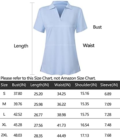 Wенски женски кратки ракави за голф Поло кошули тениски кошули спортски маици за вежбање врвови