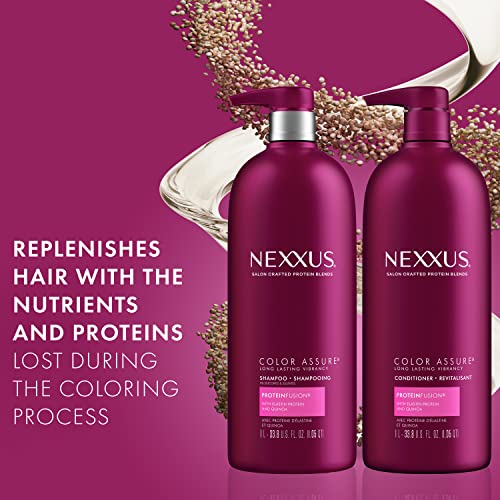 Nexxus боја на коса Обезбедете го балсам со протеина, за бојата третирана со боја на коса, климатик за коса 33,8 мл