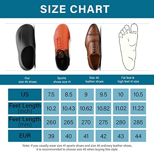 Чевли За Готвачи phurnit Мажи-Водоотпорни Безбедносни Работни Чевли Отпорни На Масло Отпорни На Лизгање Кујнски Чевли За Мажи Чевли