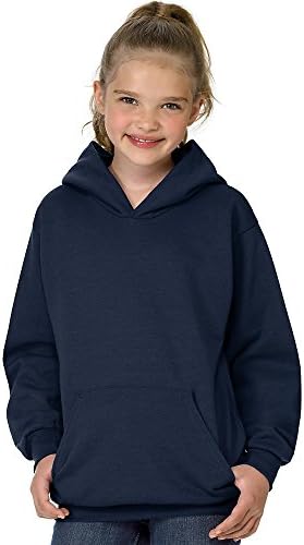Hanes Comfortblend Ecosmart Youth Pullover Hoodie Navy