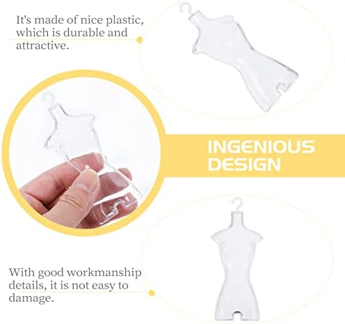 Забележи кошула за закачалки за кукли Форма за фустани ткаени наметка Пластика за прикажување на екранот за поддршка на модел на модел