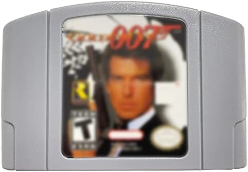 N64 Видео игра - Златно око 007, [Ново ажурирано] Класично златно око 007 N64 Cartridge Cart Cartridge, [американска верзија]