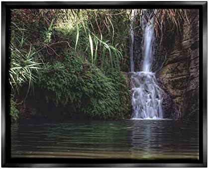 Студената индустрија Транкил водопад дождовни шуми на животната средина, чистење на природата Фотографија лебдечка врамена wallидна уметност,