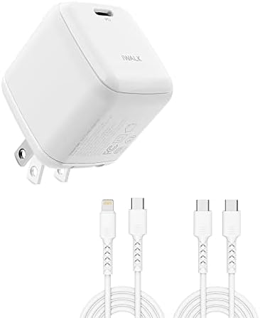 Iwalk Мал преносен полнач 4500mAh Компатибилен со iPhone & Leopard GAN 65W USB C лаптоп полнач за преклопување PPS & USB C кабел за полнење