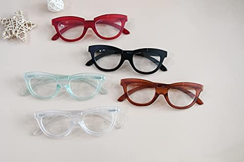 Eyekepper 5-пакет половина месечина за читање очила за жени големи читатели дами
