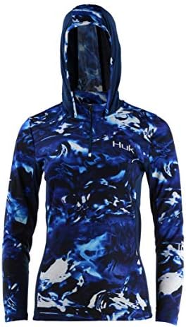 Huk Men's Icon x Hoodie | UPF 50+ кошула за риболов со долг ракав