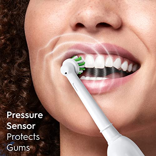 Орална B Pro ограничена електрична четка за заби со глави на четки, полнач, бело