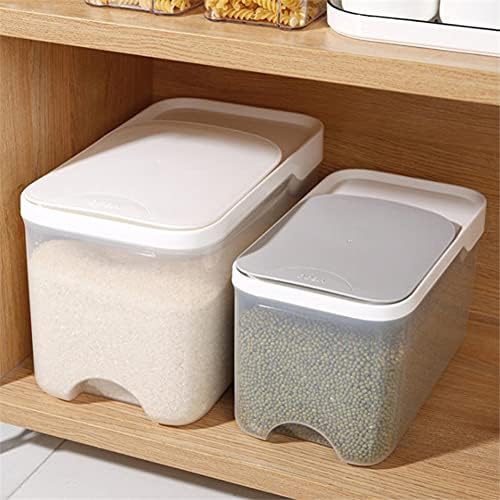 Кутија за складирање на ориз за кујна Bawaqaf пластична кутија со голем капацитет кутија со зрно брашно диспензерот за влага доказ за контејнери