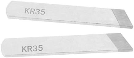 Хичело 2 парчиња KR35 Долни ножеви, делови за шиење на индустриски сервери за шиење на машината за шиење за Juki Siruba Pegasus Jack