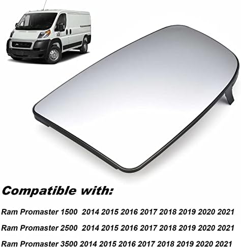 Страна од патничката загреана огледало десно компатибилно со Ram Promaster 1500 2500 3500 2014 2015 2017 2018 2018 2019 2020 2021
