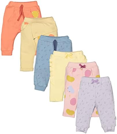 Bebetto Unisex Baby Pants Pants Pack од 2/4/6 компјутери