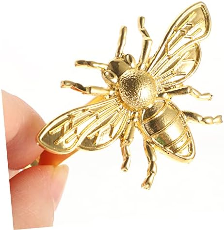 Homoyoyo 18 парчиња пчела со салфетка легура од салфетка, златна златна