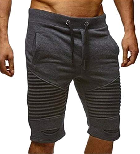 Ангонџивел машка салата за вежбање шорцеви Човек кој работи опремена обука џогер тенок кратки панталони со џебови