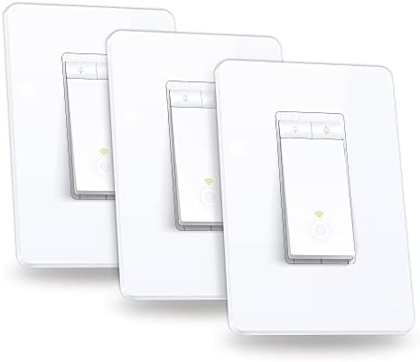 Kasa Smart Dimmer Switch HS220P3, Еден Пол, Треба Неутрална Жица, 2.4 GHz Wi-Fi Прекинувач За Светло Работи Со Alexa И Google Home,