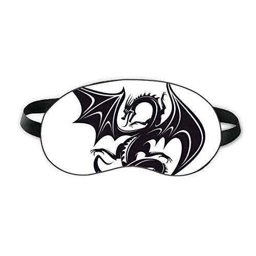 Dragon Animaux Art Grain Octine Sleep Eye Shield Shield Shaft Night Blindfold Shade Cover