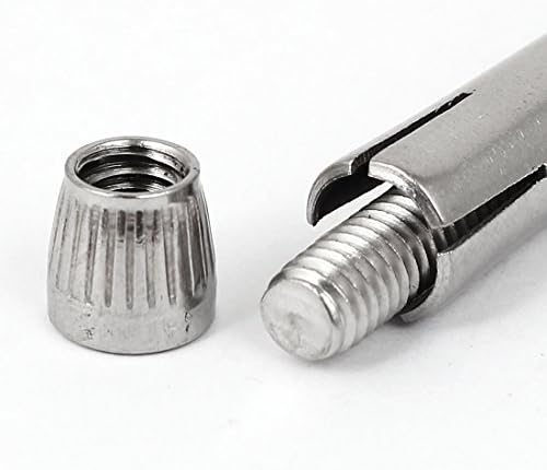Aexit M6X70mm рамни нокти, завртки и сврзувачки елементи Филипс глава Сплит на ракав за експанзија на сидро на завртки за прицврстување