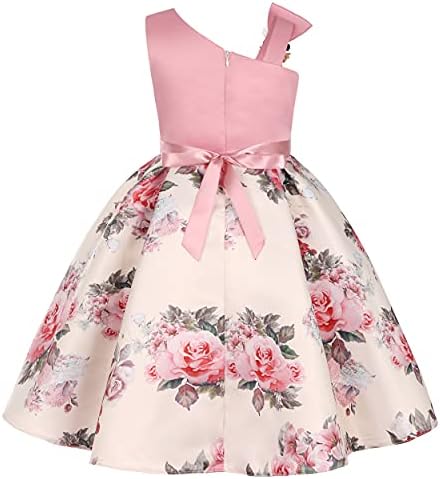 2-9T цветни девојки цветни фустани за мали фустани