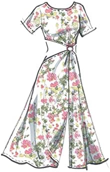 Комплет за шема за шиење на фустани на Мекал, разнобојно, разнобојно