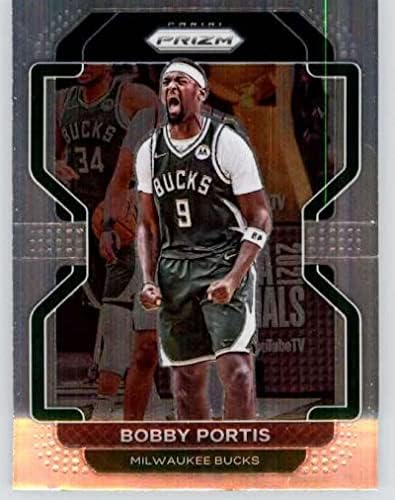 2021-22 Panini Prizm 87 Bobby Portis Milwaukee Bucks NBA кошаркарска база Трговска картичка
