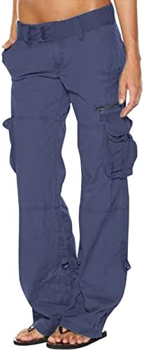 Женски карго панталони 2023 панталони со низок половината со нозе Тинејџери Y2K Baggy Jogger лабав комбинезон хипи панк улична облека