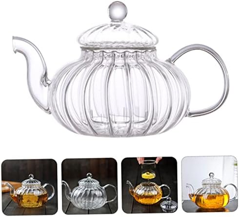 Исцелен филтер чај котел постави производи за чај за лажен чај лабав чај производител на чај собон стакло чајник стаклен котел за
