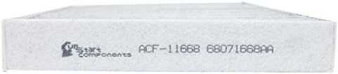Заменски филтер за воздух во кабината за 2011 Dodge Challenger V8 6.4 Car/Automotive - Активиран јаглерод, ACF -11668
