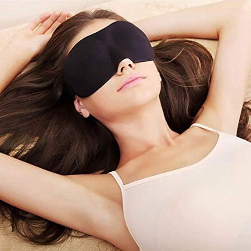 3Д маска за спиење Природно спиење за очи за очи за очи за очи за очила за очи за очи жени мажи кои патуваат меки преносни 1 парчиња слепи