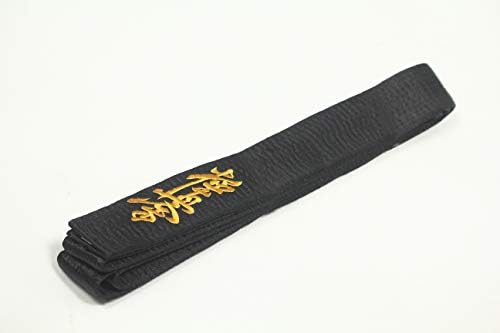 Shihan karate црн појас сатен везење kyokushinkai јапонски должина од 300 см